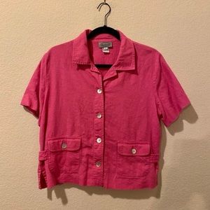 Stonebridge Cropped Button Up